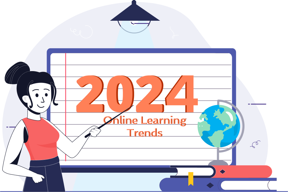 Explore 2024's online learning trends
